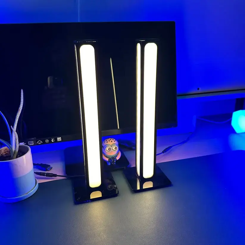 RGB Table Lamp Set of 2 – Modern LED Desk Lights for Gaming Setup, Bedroom, Study Table & Office Decor RGB Table Lamp Set of 2 – Modern LED Desk Lights for Gaming Setup, Bedroom, Study Table & Office Decor